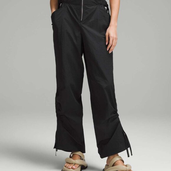 Lululemon Cinchable Wide-Leg High-Rise Pant Black Size 8 - Picture 4 of 5